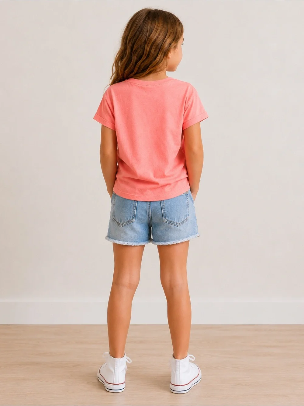 Wonder Nation Coral Butterfly Tee
